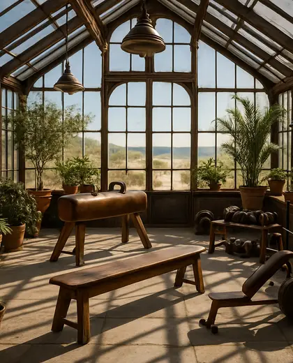 vintage greenhouse — training room (coastal)