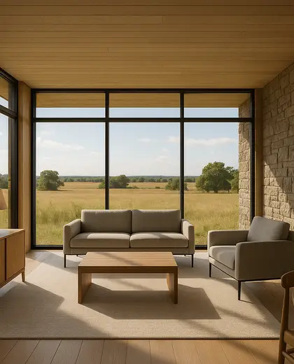modern house — room (rural)