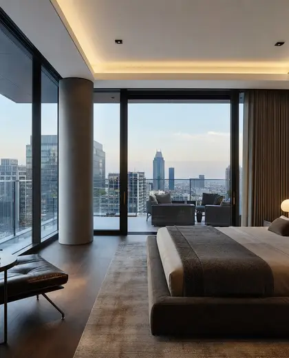 contemporary penthouse — room (urban)