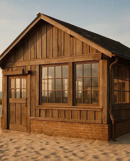 vintage building — workshop (beach)
