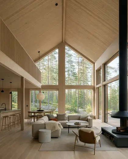 scandinavian backyard — main hall (forest)