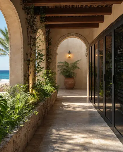 mediterranean indoor garden — server room (beach)