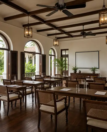 colonial farmhouse — training room (tropical)