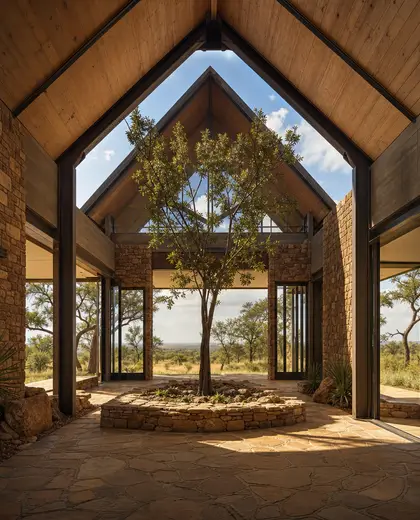 eclectic church — atrium (savanna)