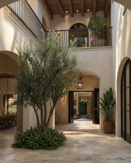 mediterranean home — atrium (space)