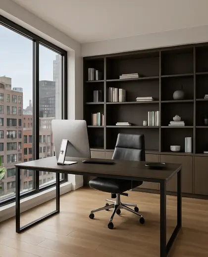 modern house — home office (urban)