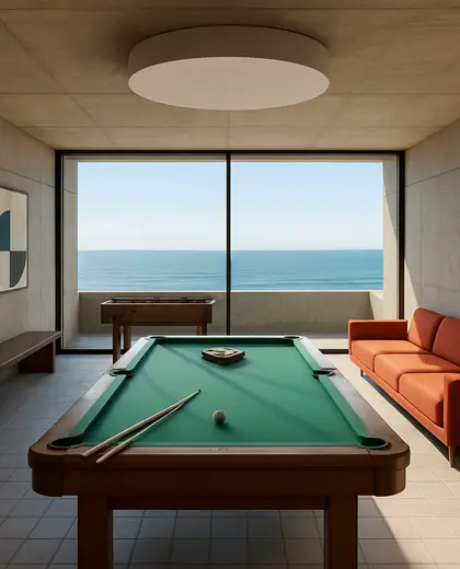 bauhaus theater — game room (ocean)