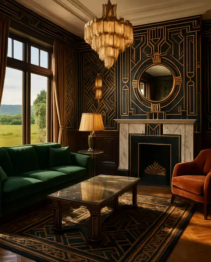 art deco house — room (rural)