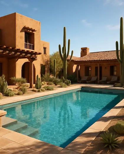 southwestern apartment — pool (desert)