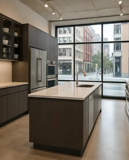 contemporary store — kitchen (urban)