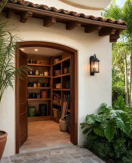 mediterranean building — storage room (tropical)