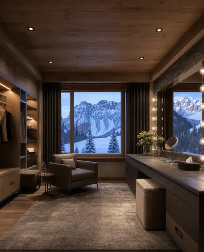 contemporary theater — dressing room (alpine)