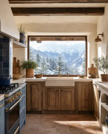 mediterranean hotel — small kitchen (alpine)