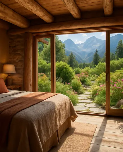 rustic garden — bedroom (mountain)