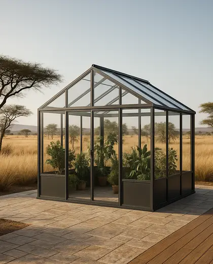 modern greenhouse — patio (savanna)