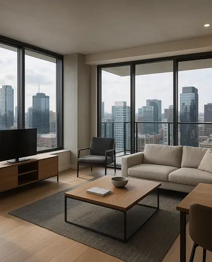 modern condo — room (urban)