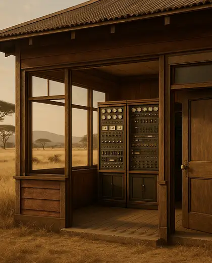 vintage house — server room (savanna)