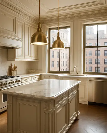 neoclassical house — kitchen (urban)