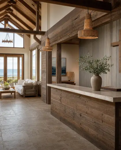 rustic church — reception (coastal)