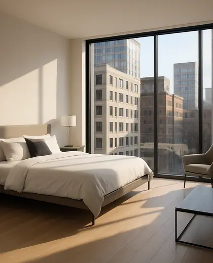 modern house — bedroom (urban)