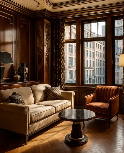 art deco house — room (urban)