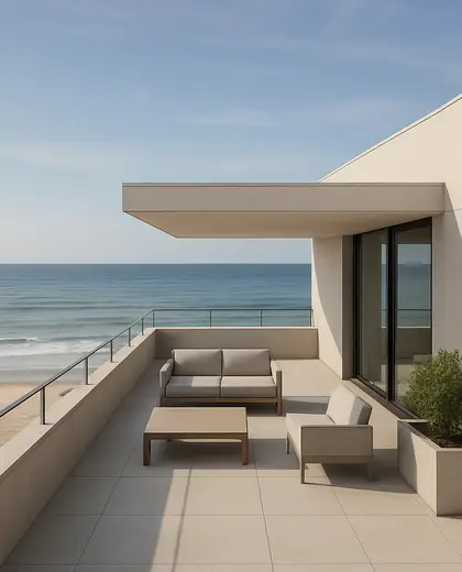 minimalist condo — roof (beach)