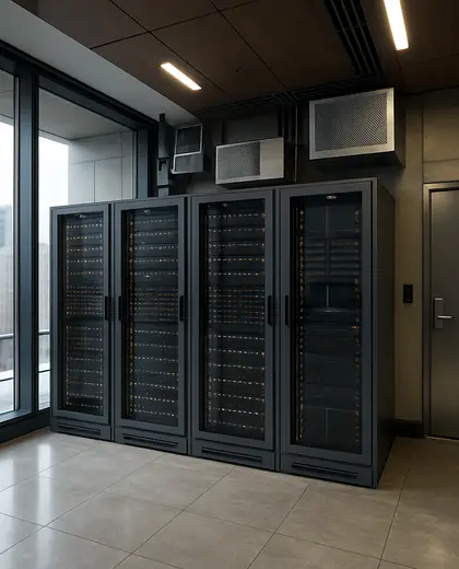 modern theater — server room (urban)