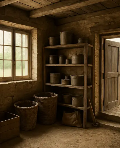 vintage home — storage room (rural)