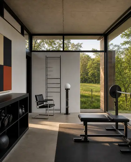 bauhaus store — home gym (rural)