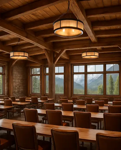 rustic condo — conference hall (alpine)