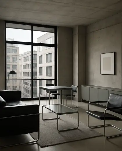 bauhaus house — room (urban)