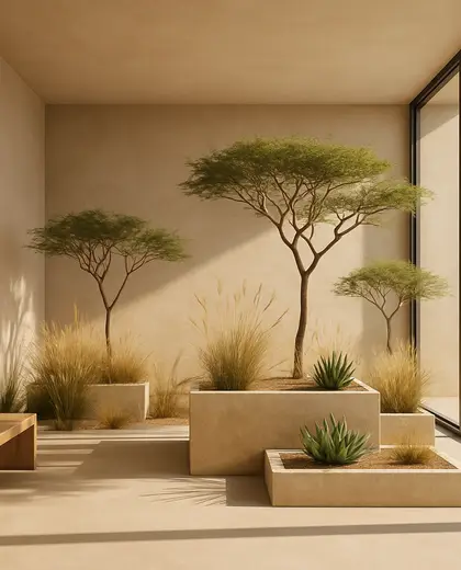 minimalist indoor garden — room (savanna)