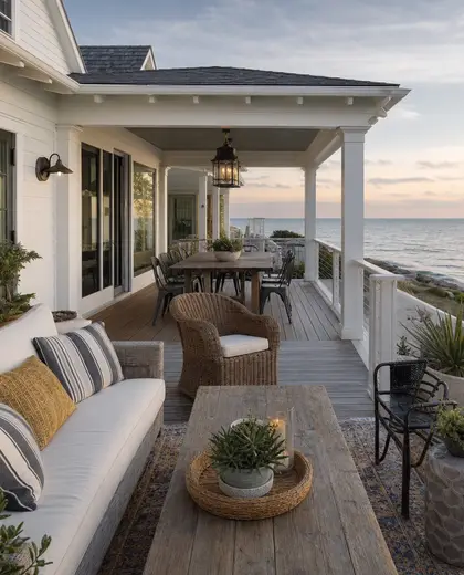 eclectic farmhouse — deck (ocean)