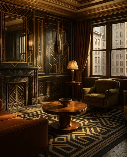 art deco house — room (urban)