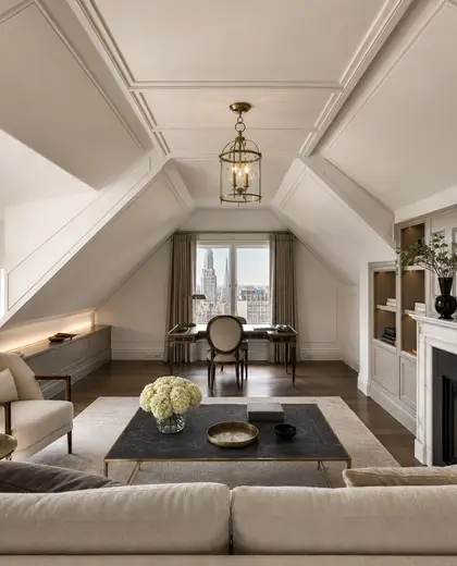 neoclassical home — attic (urban)