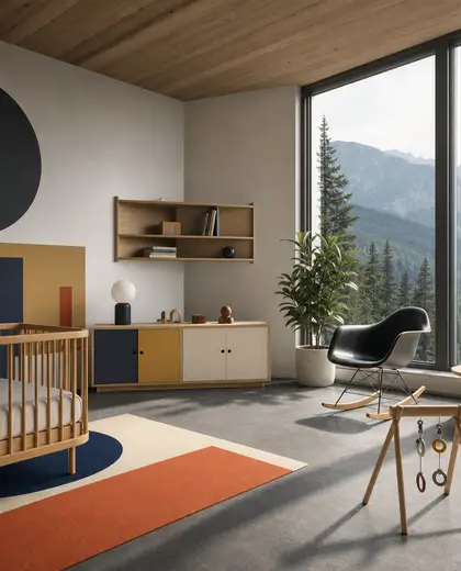 bauhaus office space — nursery (mountain)