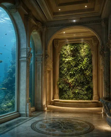 renaissance vertical garden — basement (ocean)