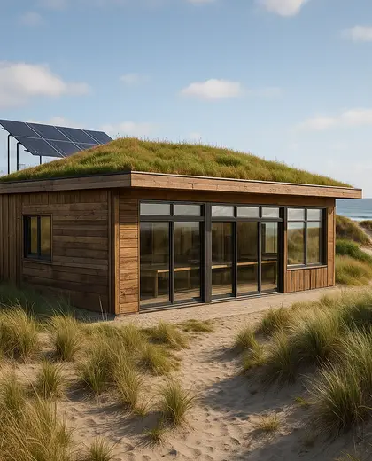 sustainable building — workshop (coastal)