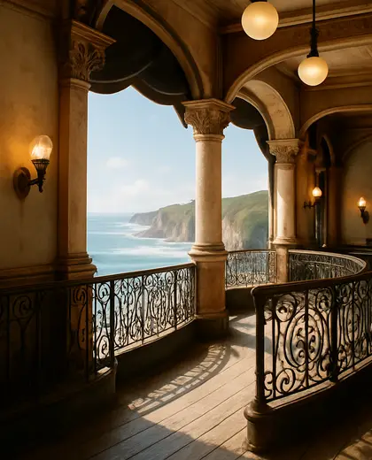 vintage theater — balcony (coastal)