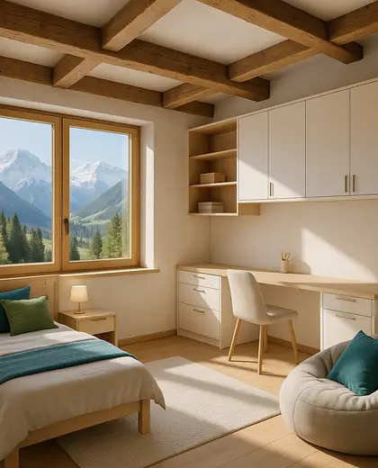 modern farmhouse — youth room (alpine)