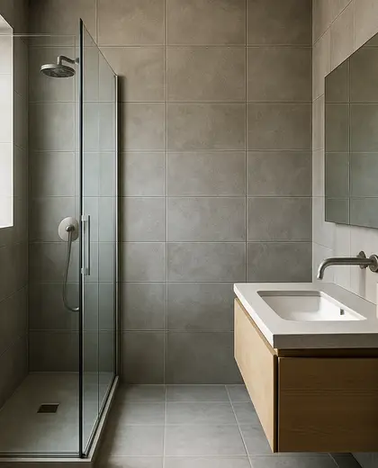 modern house — bathroom (urban)