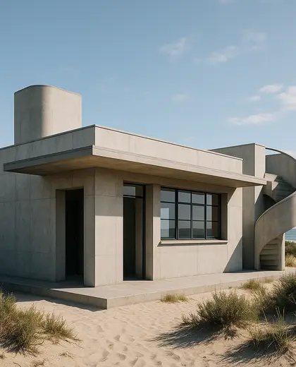 bauhaus building — rest room (coastal)