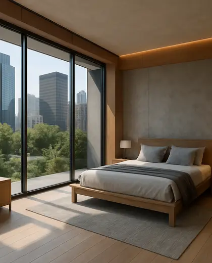 modern house — bedroom (urban)