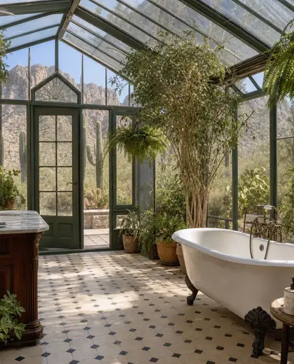 colonial greenhouse — bathroom (desert)