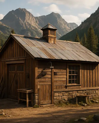 vintage building — workshop (alpine)