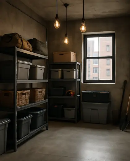 industrial home — storage room (urban)