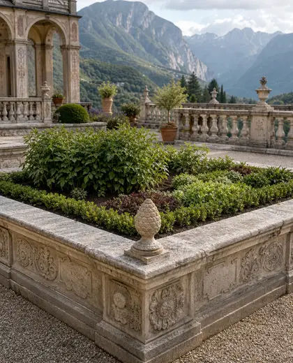 renaissance garden — raised garden bed (alpine)