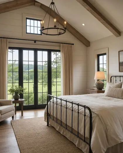 farmhouse condo — master bedroom (rural)