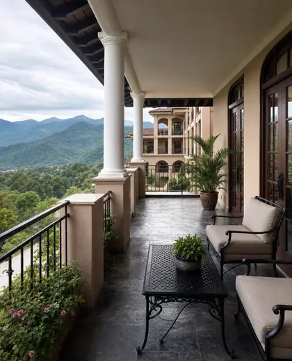 colonial condo — terrace (mountain)