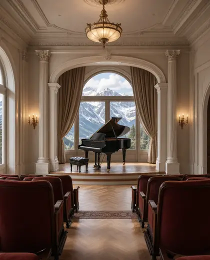 neoclassical theater — music room (alpine)